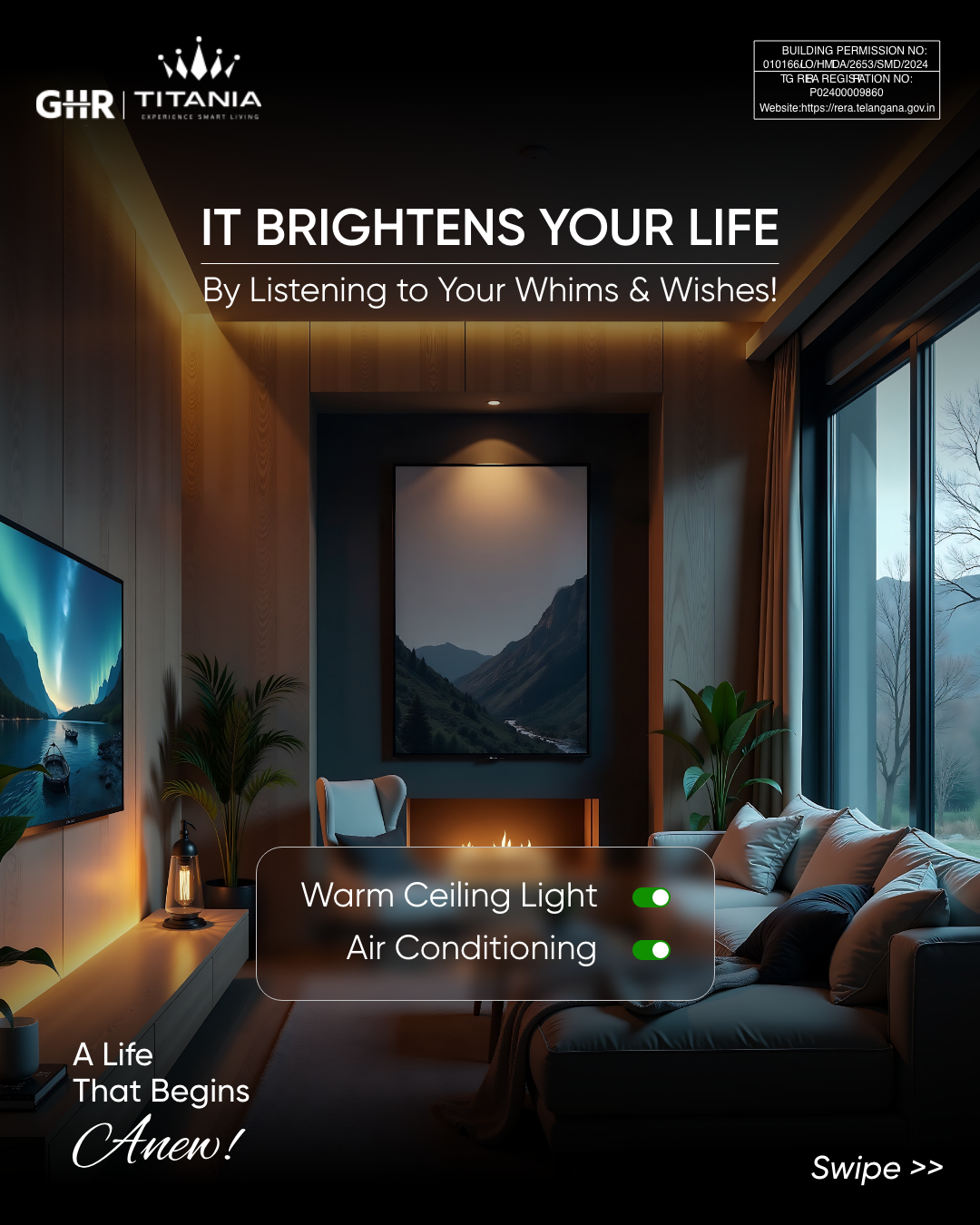 Smart living controls